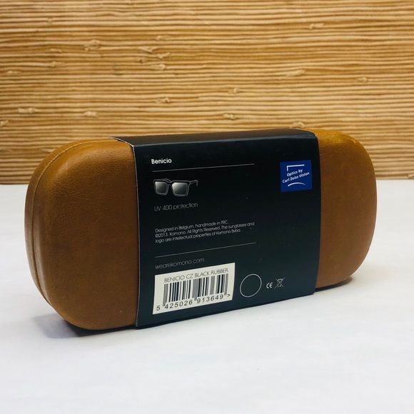 Benicio Black Rubber KOMONO Sunglasses 🕶 (NEW) - Picture 9 of 9